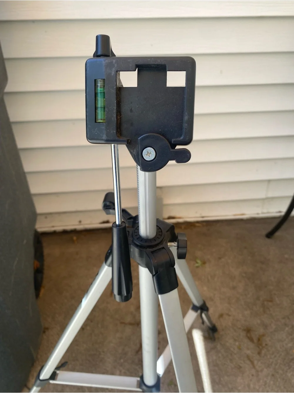 Kodak Silver and Black Camera Tripod with Adjustable Head